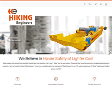 Tablet Screenshot of hikingcrane.com